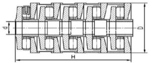 Chine Le rouleau cylindrique de l'étape M5CT2385 multi de butée la boîte de vitesse 23x85x162mm d'extrudeuse de paliers en stock fournisseur